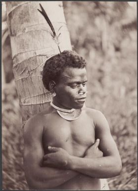 A young man of Fiu, north-west Malaita, Solomon Islands, 1906 / J.W. Beattie
