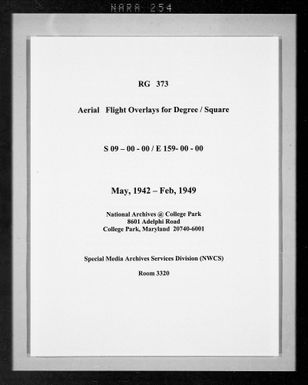 Overlay indexes for degree square 09S159E