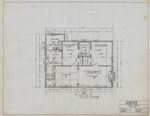Floor Plan of Cottage No. 18 Hammond Lumber Co. Samoa, Cal