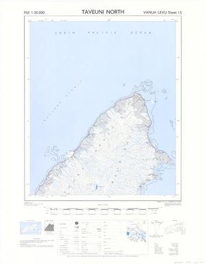 Fiji 1:50,000: Taveuni North (Sheet Vanua Levu 15)