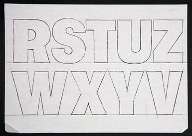 Churchward Type Ultrabold 2002 Sketch