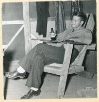 J.L. Bennick relaxing