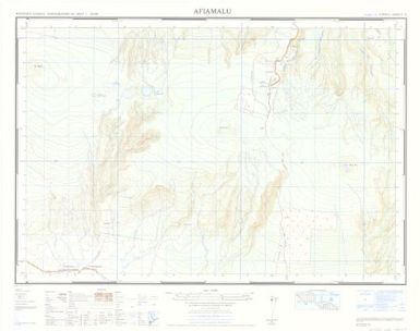 Western Samoa topographical map 1:20,000: Afiamalu (Sheet 22)