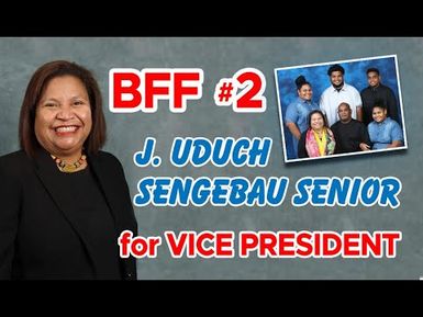 Candidate Uduch Sengebau Senior for VP 2020 (9/17/2020)