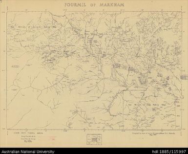 Papua New Guinea, Fourmil of Markham, Fourmil series, Sheet 31, 1957, 1:253 440