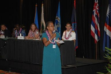 [Assignment: 48-DPA-09-30-08_SOI_K_Isl_Conf_Final] Final day of Insular Areas Health Summit [("The Future of Health Care in the Insular Areas: A Leaders Summit") at the Marriott Hotel in] Honolulu, Hawaii, where Interior Secretary Dirk Kempthorne [joined senior federal health officials and leaders of the U.S. territories and freely associated states to discuss strategies and initiatives for advancing health care in those communinties [48-DPA-09-30-08_SOI_K_Isl_Conf_Final_DOI_0864.JPG]