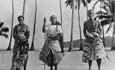 Three Samoan men, Samoa