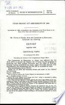 Guam Organic Act Amendments of 1998 : report together with additional views (to accompany H.R. 2370) (including cost estimate of the Congressional Budget Office)