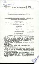 Guam Organic Act Amendments of 1998 : report together with additional views (to accompany H.R. 2370) (including cost estimate of the Congressional Budget Office)