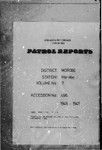 Patrol Reports. Morobe District, Morobe, 1945 - 1947