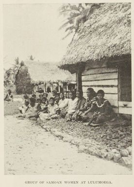 Group of Samoan women at Lulumoega