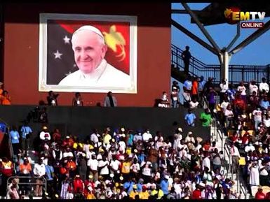 MARAPE FAREWELLS POPE
