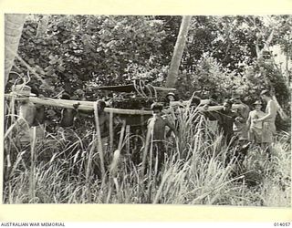 1943-01-11. SALVAGING AEROPLANES IN NEW GUINEA. LITTLE IS HEARD OF THE GROUND STAFF OF THE RAAF - THE MEN WHO WORK ALL HOURS AND UNDER ALL CONDITIONS, KEEPING OUR PLANES IN THE AIR, AND STILL LESS ..