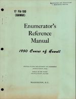 [Folder 238] Hawaii - Enumerator's Reference Manual