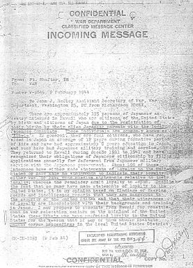 Message to John J. McCloy