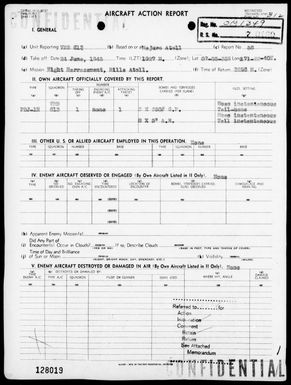 VMB-613 - ACA Report #56-Air operations against Mille Atoll, Marshall Islands on 6/24/45