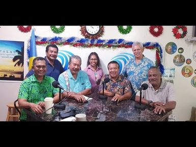 Udesuall Program with Father JP Ililau, Johnson Toribiong , Alan Seid & Santy Asanuma (12/31/2021)