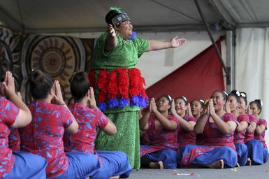 Waitakere College students at ASB Polyfest.