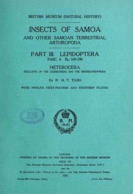 Insects of Samoa and other Samoan terrestrial arthropoda