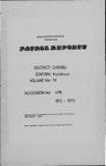 Patrol Reports. Chimbu District, Kundiawa, 1972 - 1973