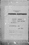 Patrol Reports. Morobe District, North Markham, 1943 - 1944