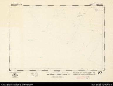 Papua New Guinea, Mamagota NE, Survey Index 27, 1:50 000, 1969