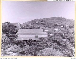 PORT MORESBY - MILITARY RESERVE HILL FROM AIR FORCE H.Q. RAAF SURVEY FLIGHT. (NEGATIVE BY N. TRACY)