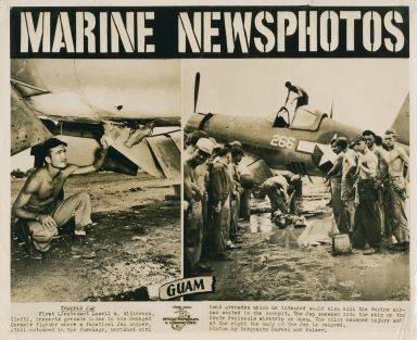 Newsphoto clipping Guam