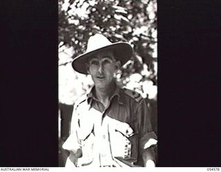 LOPUTA, NEW GUINEA, 1943-07-20. PORTRAIT OF QX40811 MAJOR J. A. ROSS, BRIGADE MAJOR, 29TH AUSTRALIAN INFANTRY BRIGADE, 5TH AUSTRALIAN DIVISION