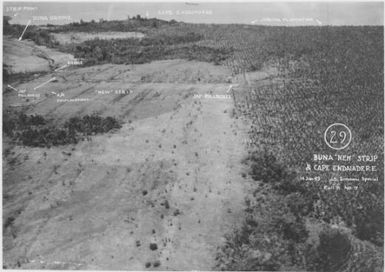 [Aerial photographs relating to the Japanese occupation of Buna-Gona region, Papua New Guinea, 1942-1943] [Allied air raids]. (53)