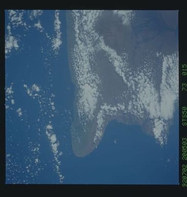 STS050-73-015 - STS-050 - STS-50 earth observations