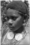 Woman with jewelry and ornaments