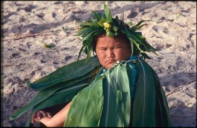 Boy wearing traditional dress