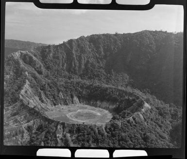 Crater, Mt Kombiu (Mother), a dormant volcano, New Britain, Papua New Guinea