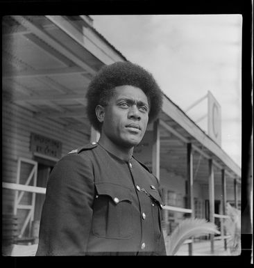 Unidentified policeman, Nadi, Fiji