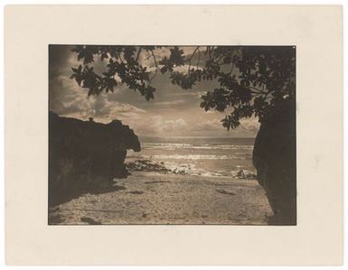 Beach scene.  From the album: Banaba (Ocean Island)