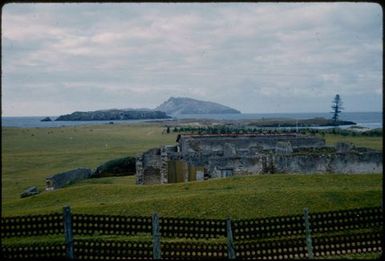 Old fort building, outside "Paradise Hotel Annexe", Nofork Island