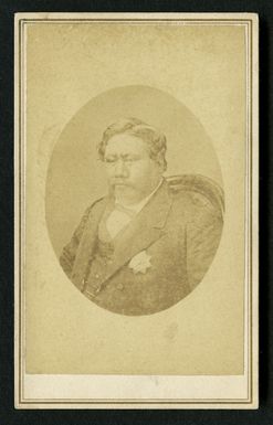 Chase, Henry L, 1831-1901 :Portrait Kamehameha V