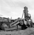 Tulelake (California), machinery dumps truck of barley